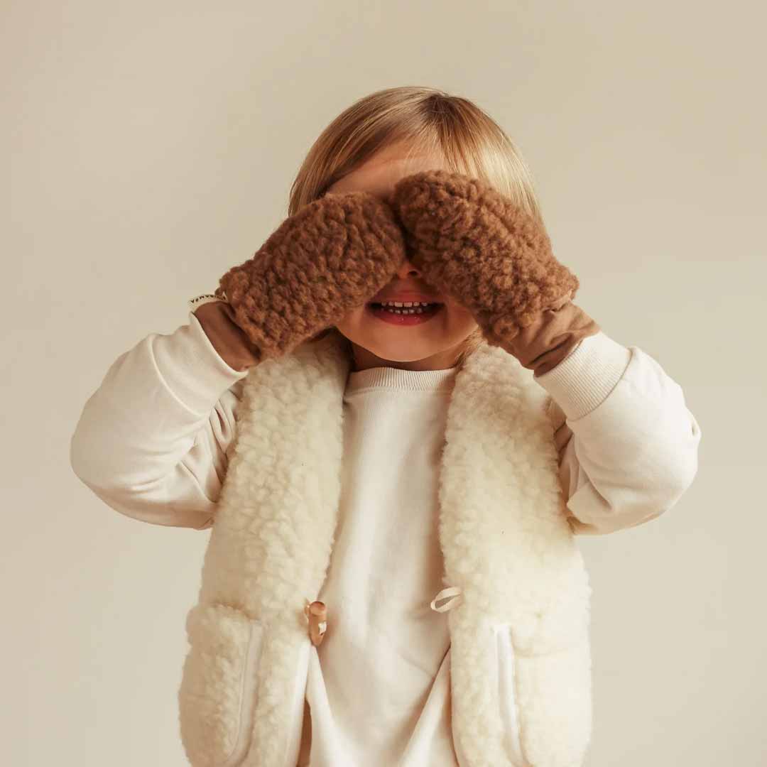 BINIBAMBA Baby Merino Mittens - Bruno - Image 6