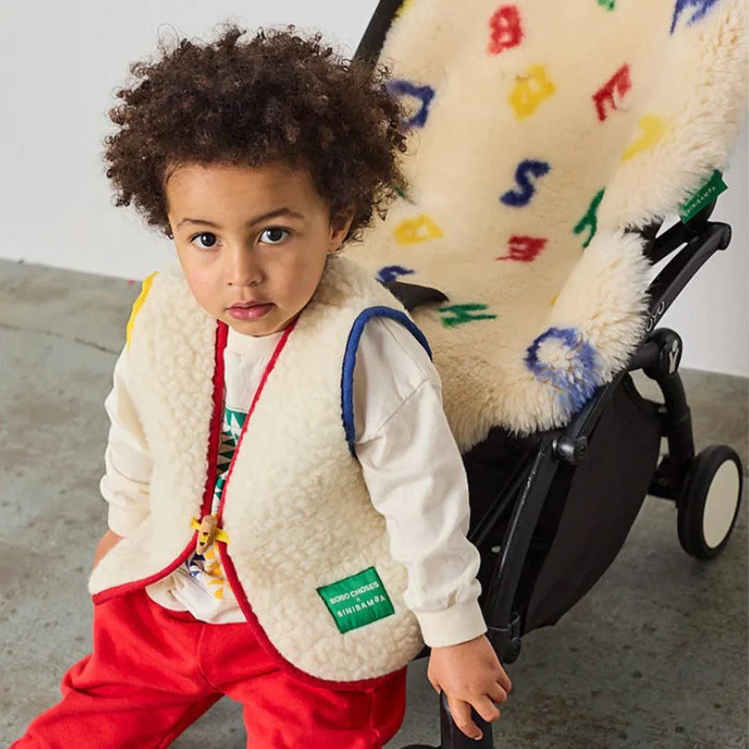 BINIBAMBA BOBO Letterland Snuggler - Milk - Image 8