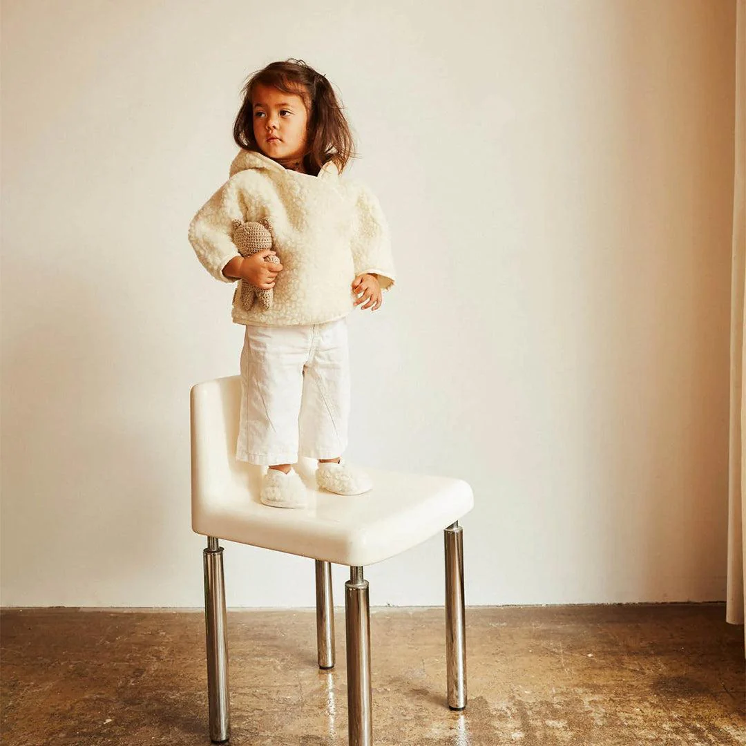 BINIBAMBA Merino Snugglejacket - Milk - Image 4