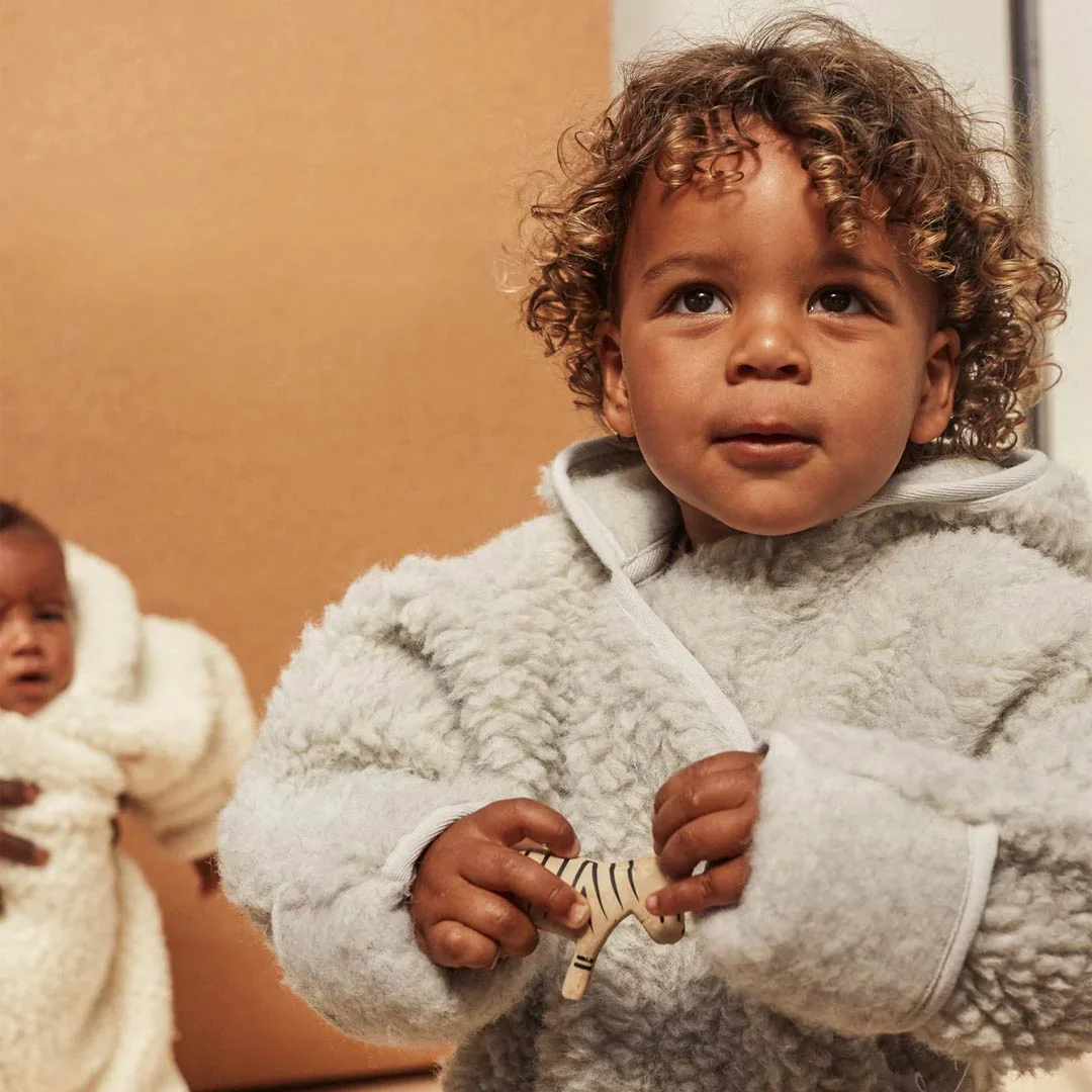 BINIBAMBA Merino Wool Snugglesuit - Cloud - Image 6
