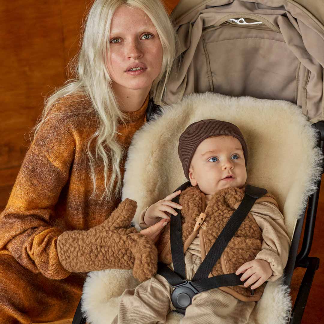 BINIBAMBA Sheepskin Snuggler - Peanut - Image 2