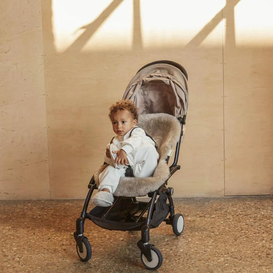 Binibamba Merino Sheepskin Snuggler - Toast - Image 3