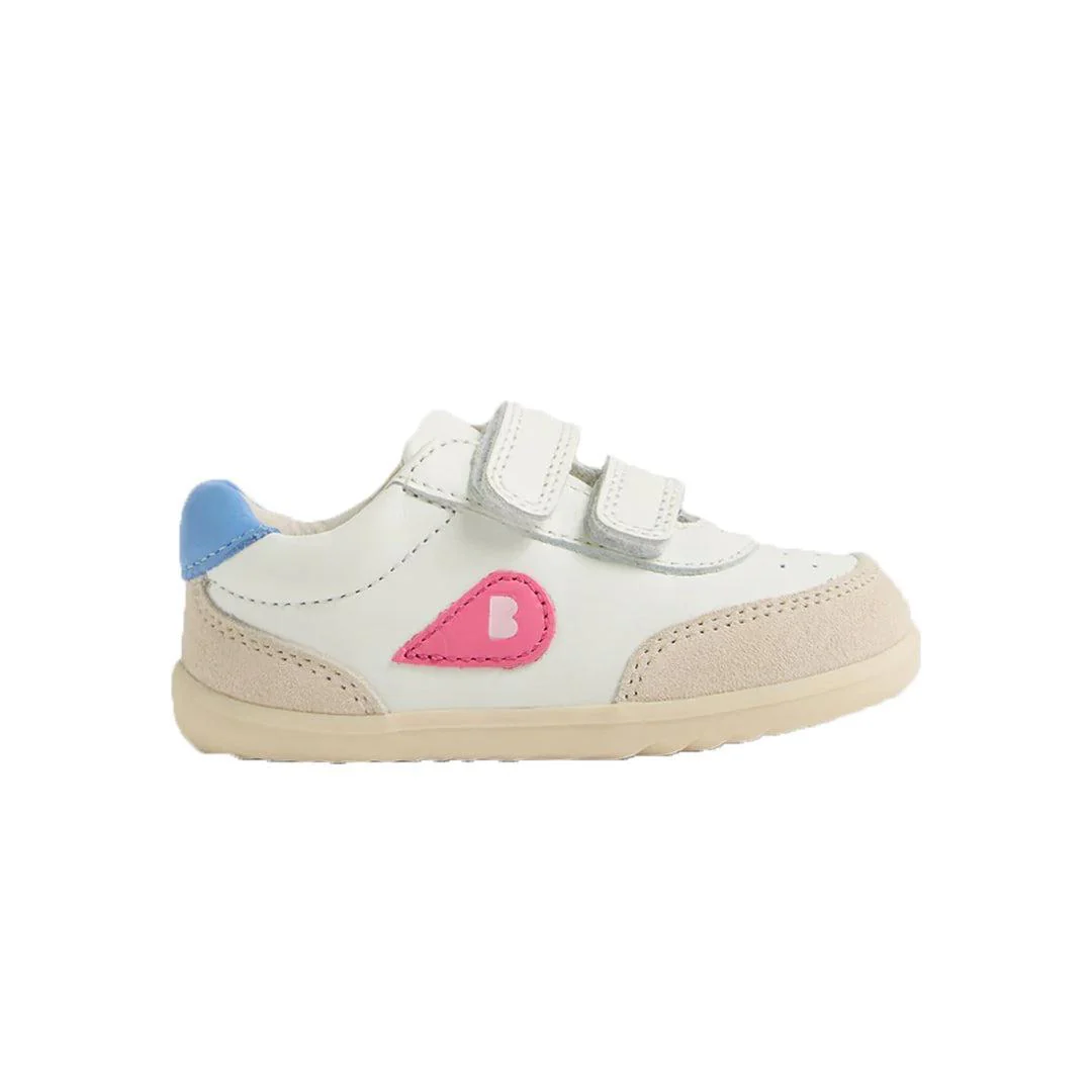 Bobux I-Walk Champ - Chalk-White-Pink Lemonade