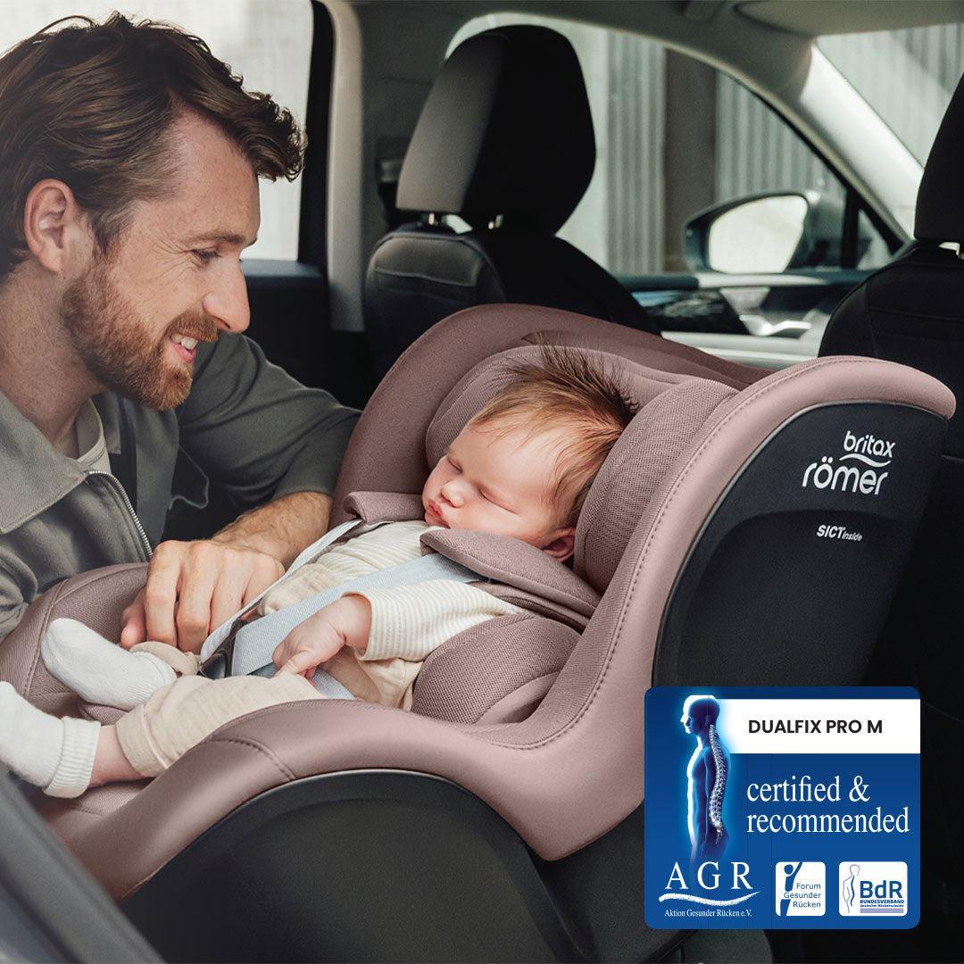 Britax Römer Dualfix Pro M 360 Car Seat - Warm Caramel - Lux - Image 2