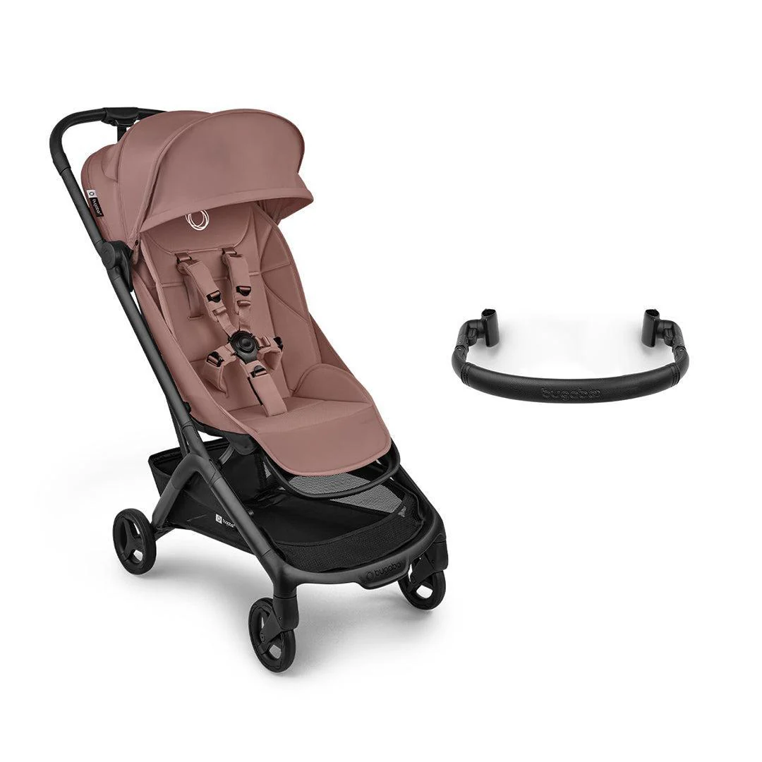 Bugaboo Butterfly 2 Complete Compact Stroller - Dusky Pink - Image 21