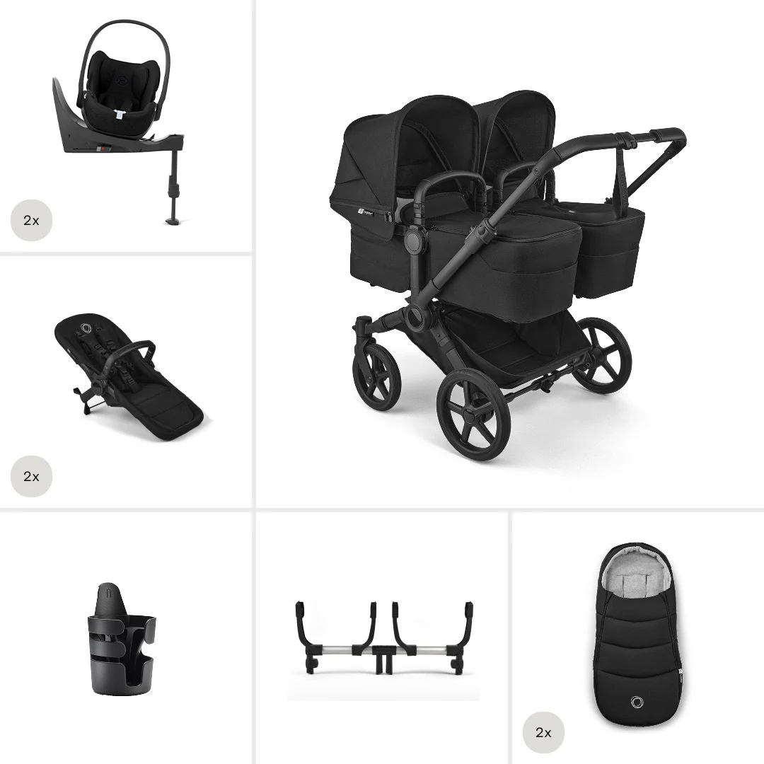 Bugaboo Donkey 6 Twin Ultimate Cloud T Newborn Bundle - Image 5