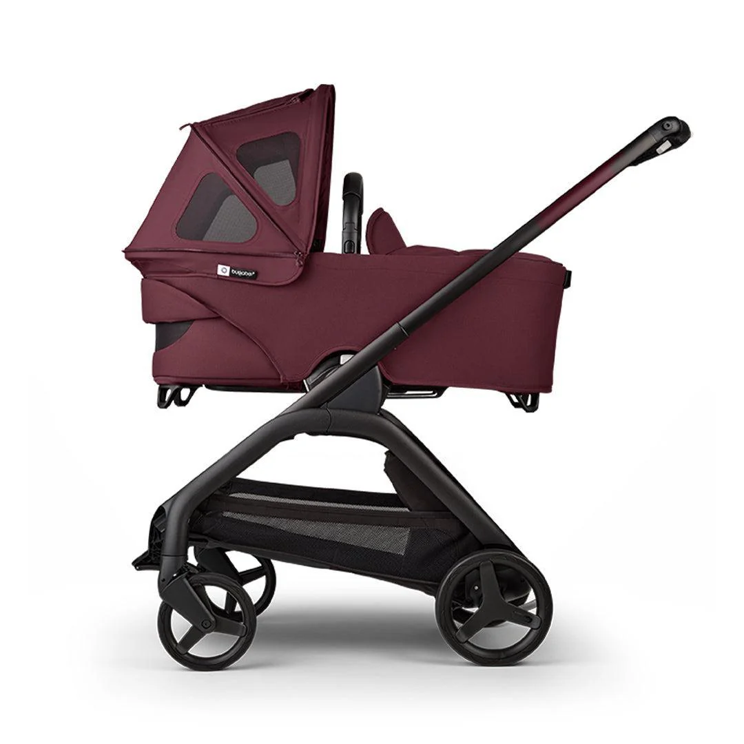 Bugaboo Dragonfly Breezy Sun Canopy - Dark Cherry - Image 3