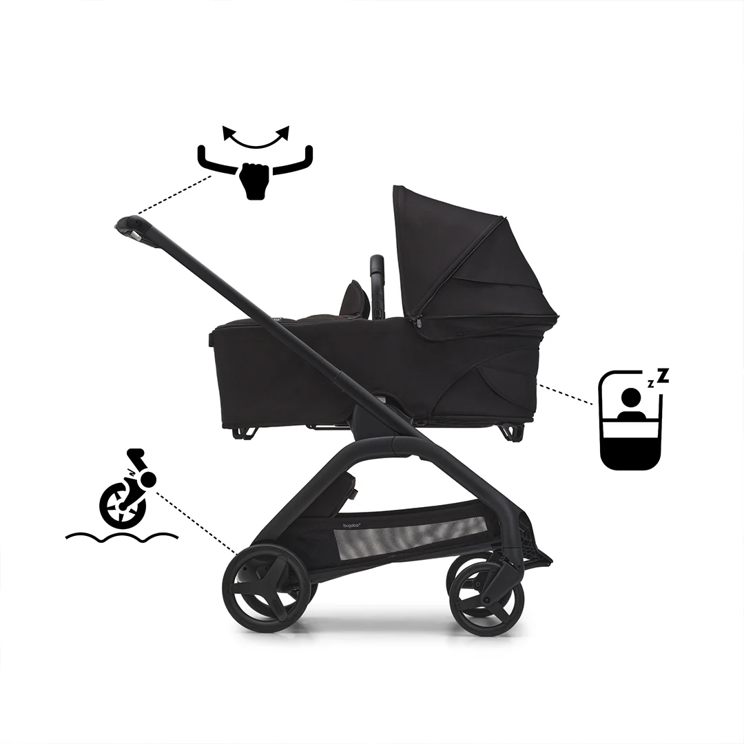 Bugaboo Dragonfly Complete Pushchair - Midnight Black - Image 13