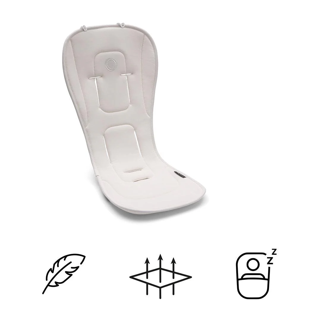 Bugaboo Dual Comfort Seat Liner - Fresh White - Image 5
