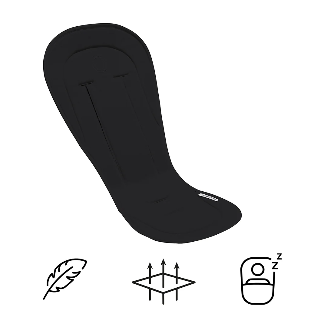 Bugaboo Dual Comfort Seat Liner - Midnight Black - Image 5