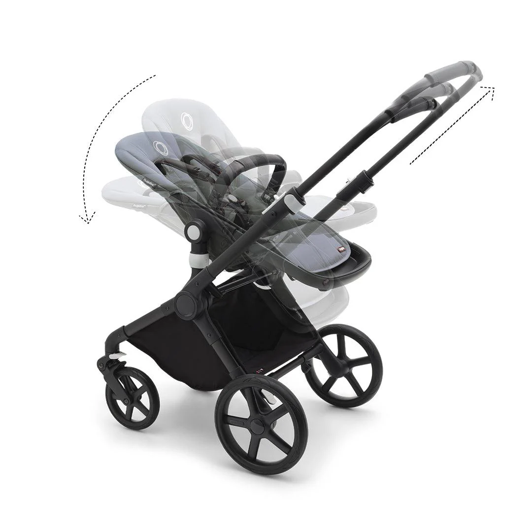 Bugaboo Fox Cub Complete Pushchair - Stormy Blue - Image 6
