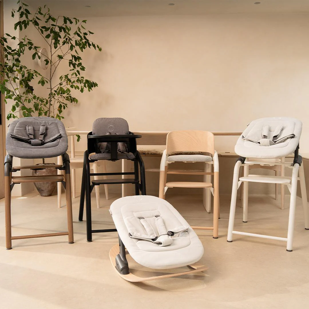 Bugaboo Giraffe Highchair - Wood/Grey - Image 3