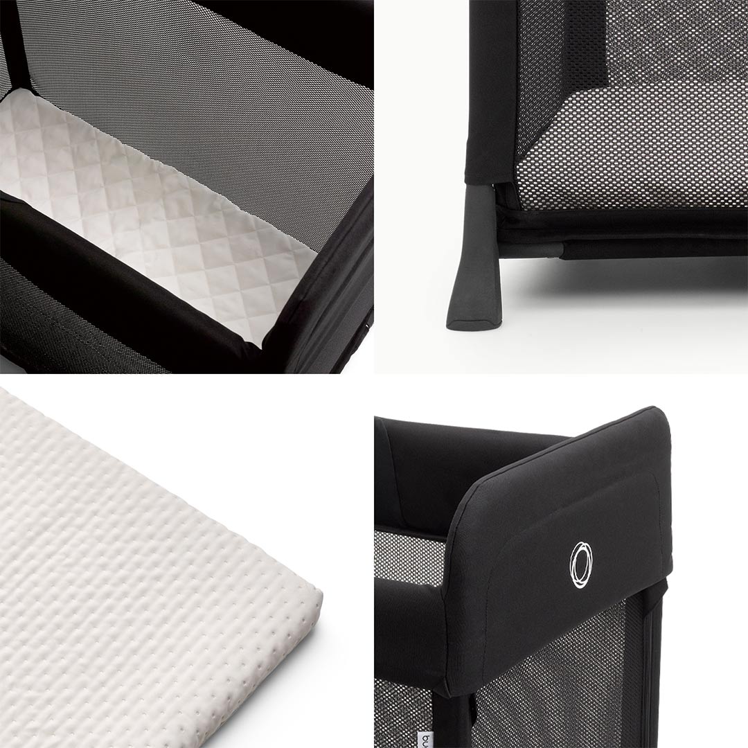 Bugaboo Stardust Travel Cot - Black - Image 3