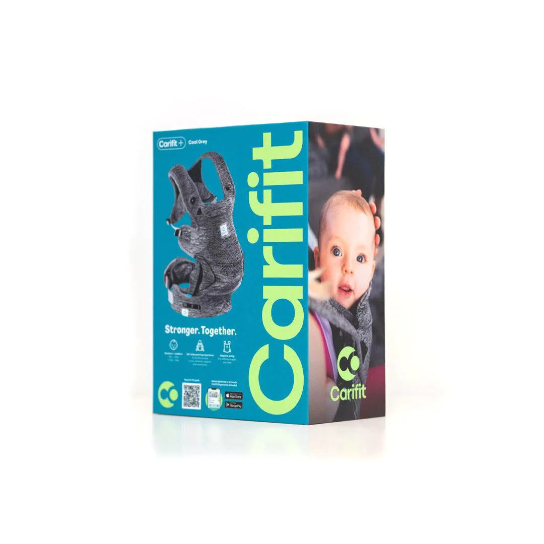 Carifit+ Baby Carrier - Cool Grey - Image 8