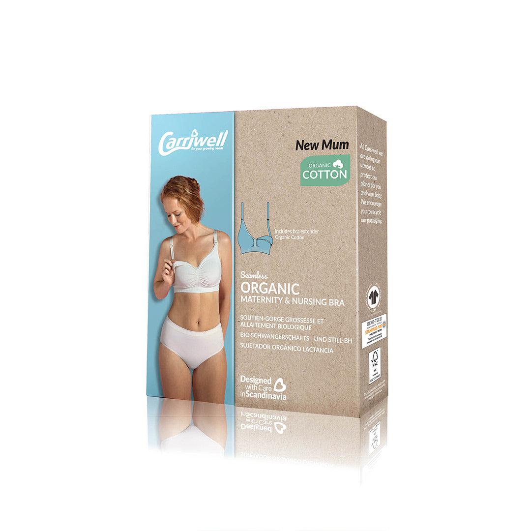Carriwell Seamless Organic Maternity + Nursing Bra - Black - Image 10
