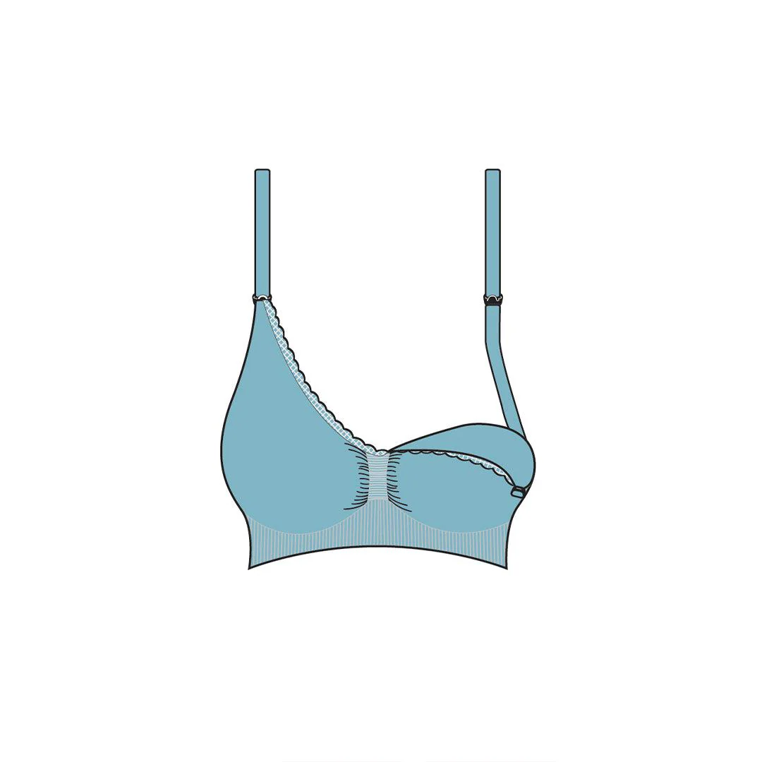 Carriwell Seamless Organic Maternity + Nursing Bra - Black - Image 8