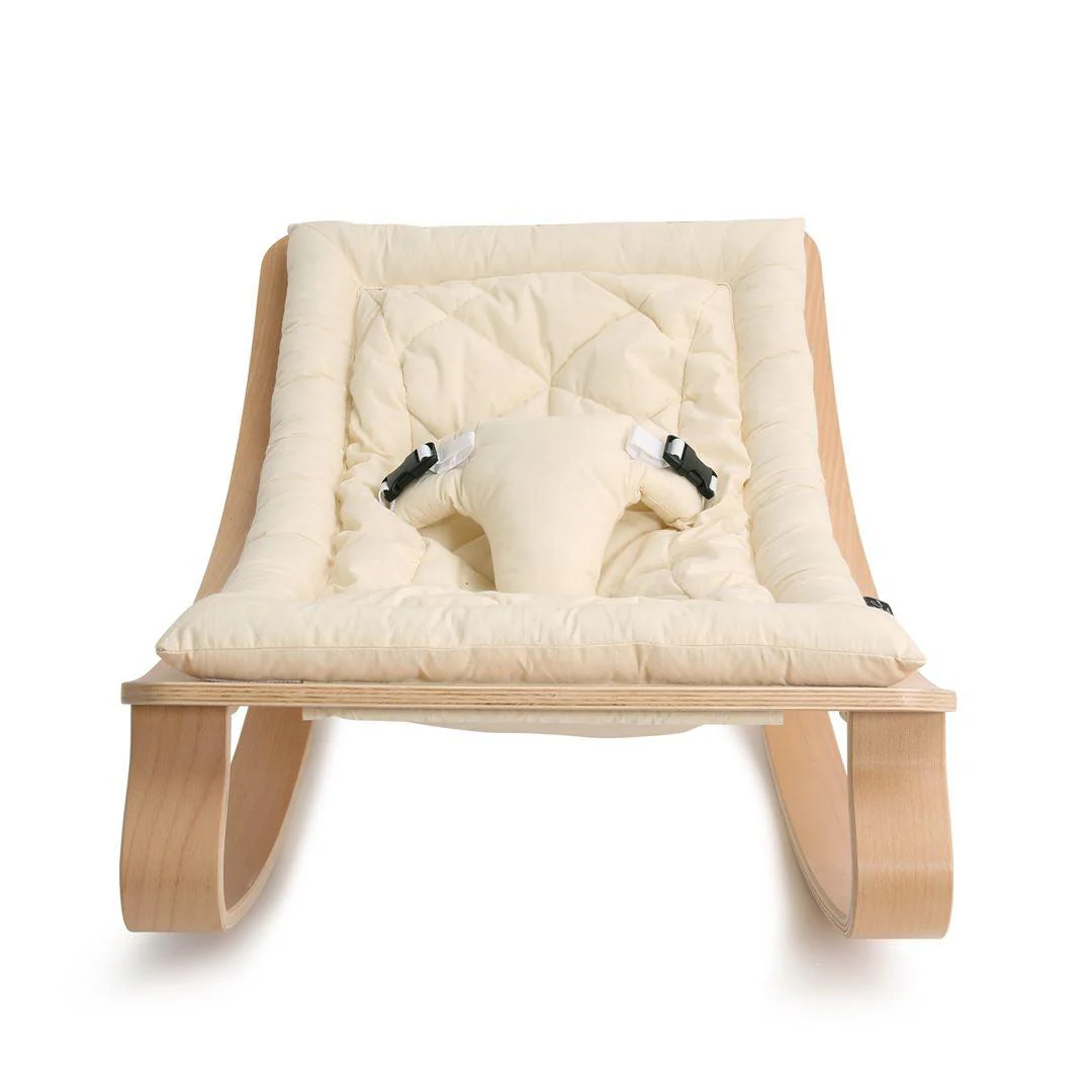 Charlie Crane LEVO Baby Rocker - Beech - Image 2