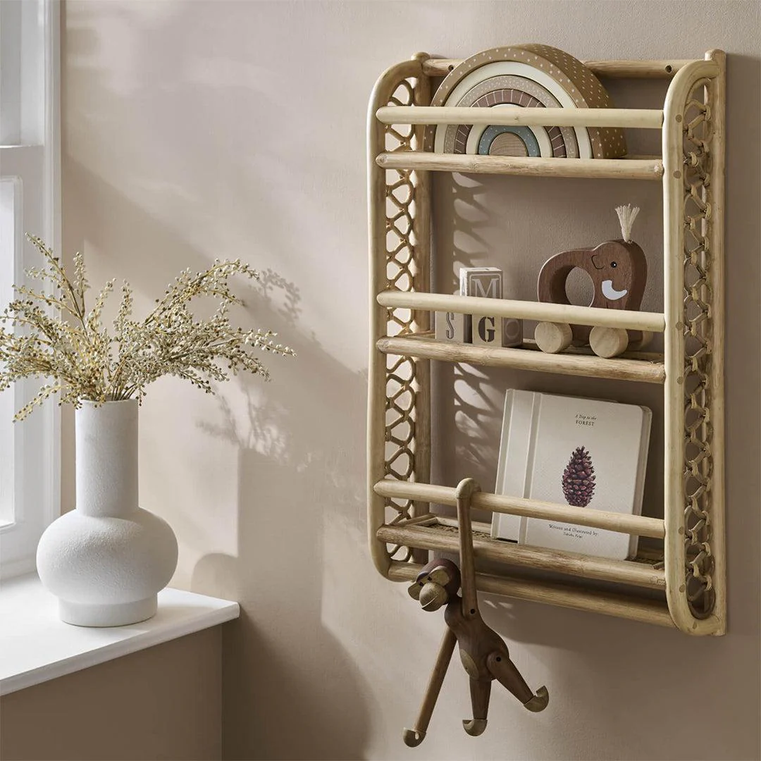 CuddleCo Aria Bookshelf - Rattan - Image 2