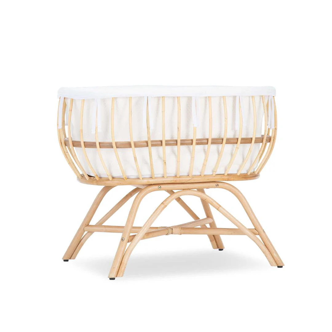 CuddleCo Aria Crib - Rattan - Image 8