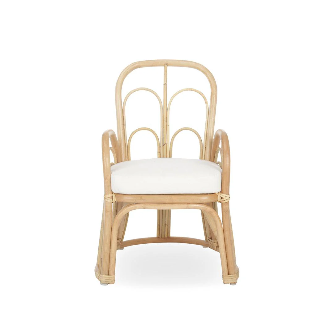 CuddleCo Aria Wave Toddler Chair - Rattan - Image 4