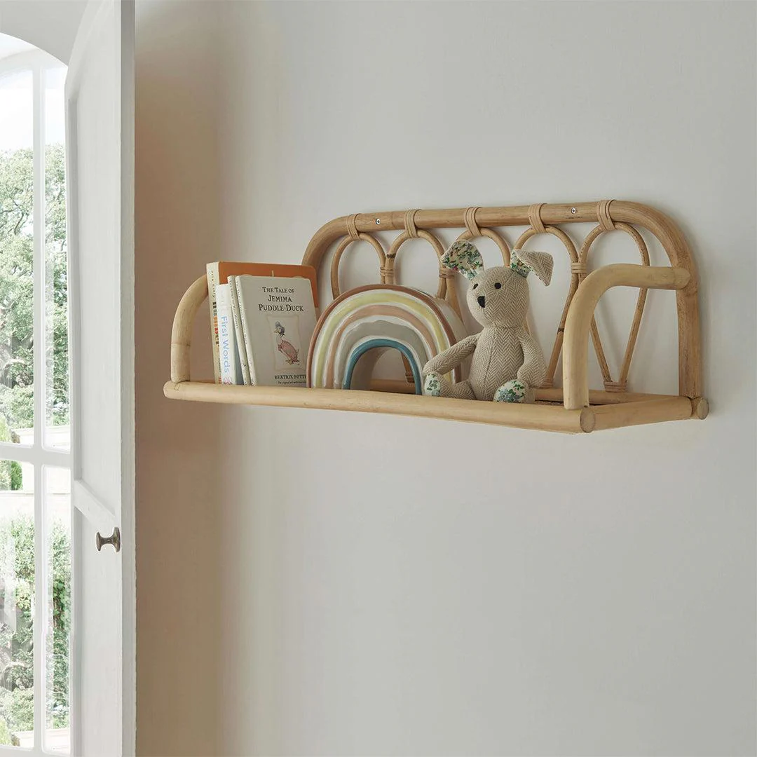 CuddleCo Aria Shelf - Rattan - Image 2