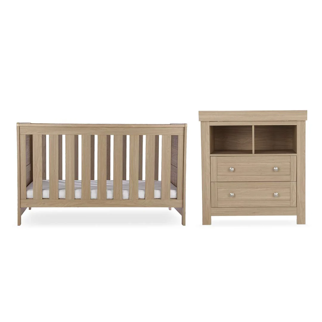 CuddleCo Burford 2pc Set - Oak