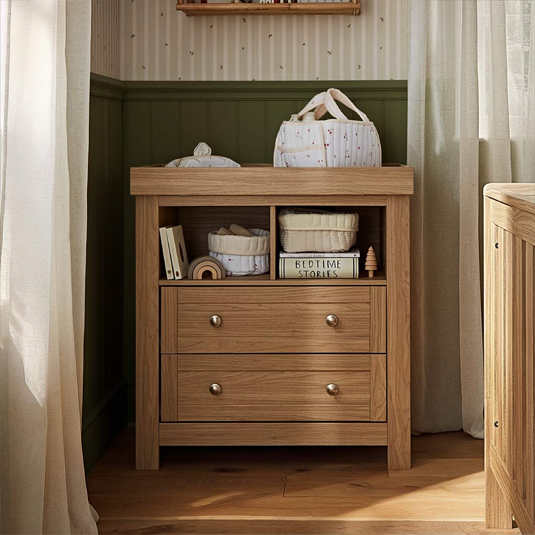 CuddleCo Burford 2pc Set - Oak - Image 6