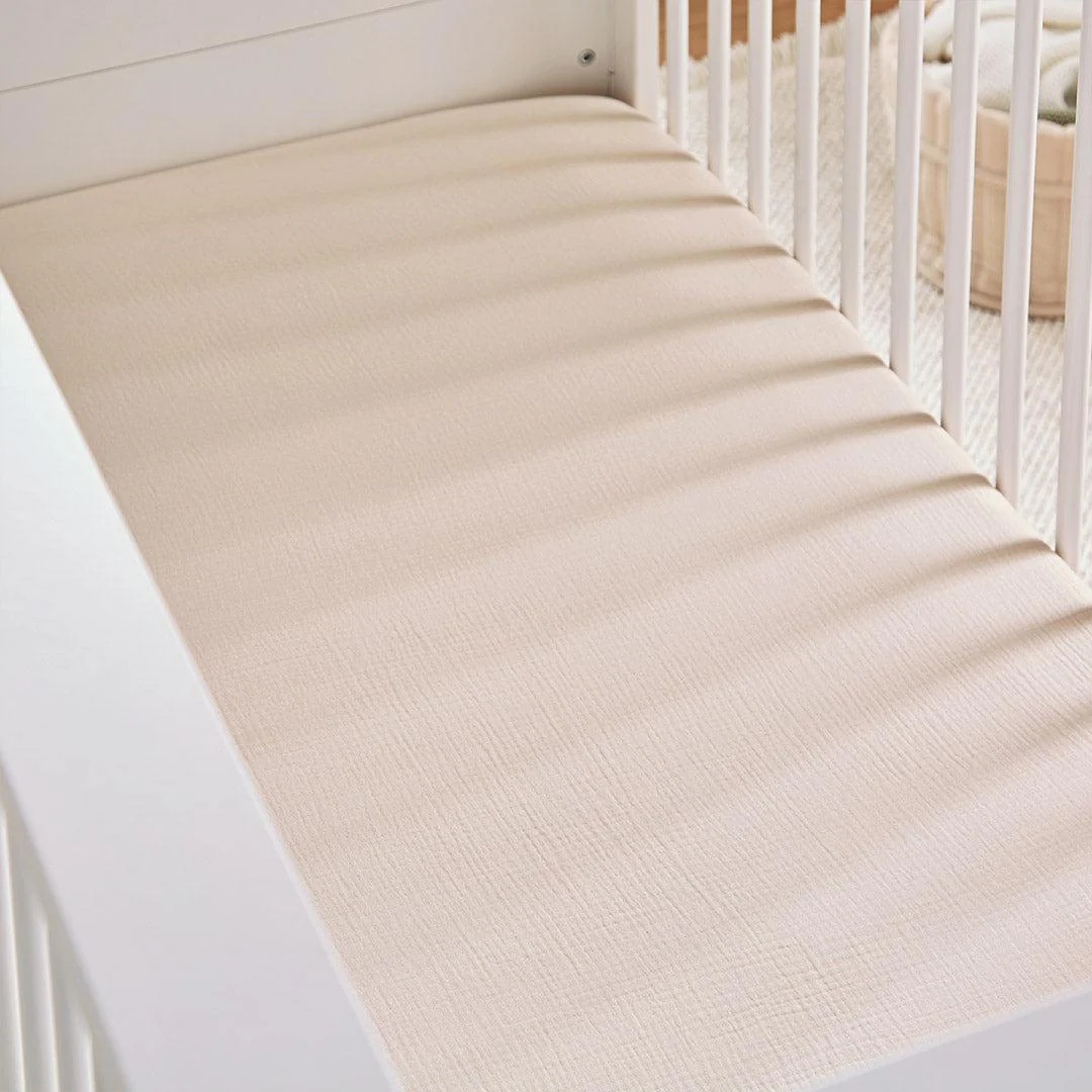CuddleCo Cot Bed Sheets 2pk - Cashmere Waffle - Image 2