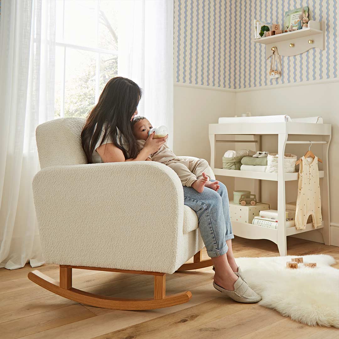 CuddleCo Etta Cuddle Chair - Boucle Off White - Image 2