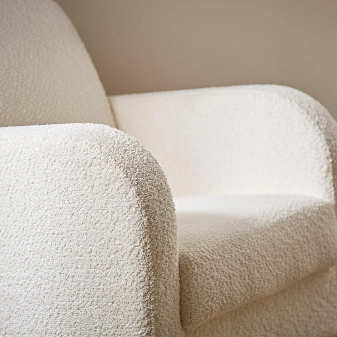 CuddleCo Etta Nursing Chair - Boucle Off White - Image 3