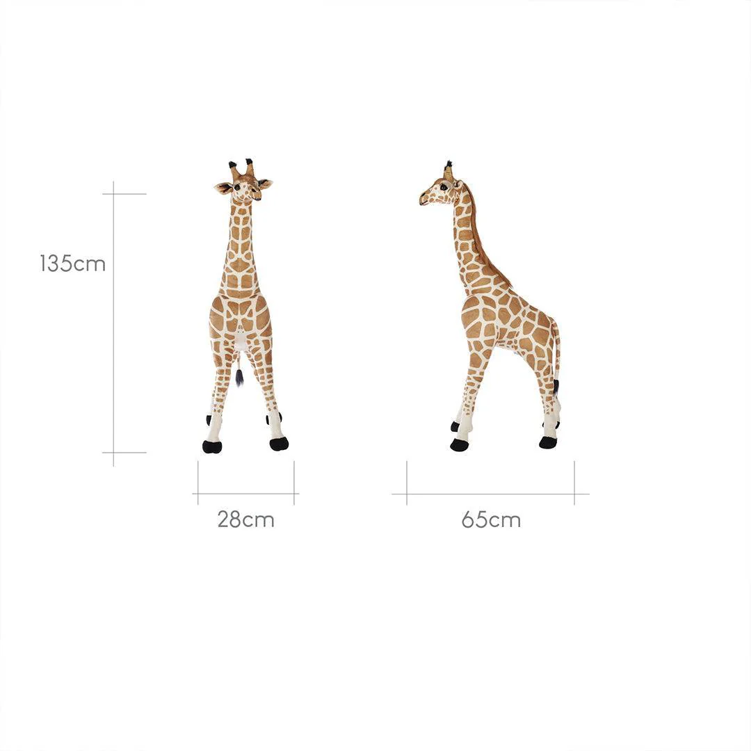 CuddleCo Medium Standing Giraffe Stuffed Animal - Natural - Image 3