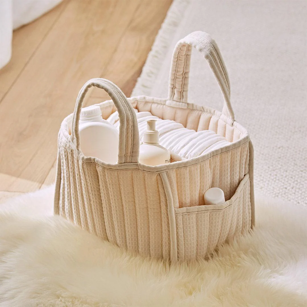 CuddleCo Nappy Caddy - Cashmere Waffle - Image 4