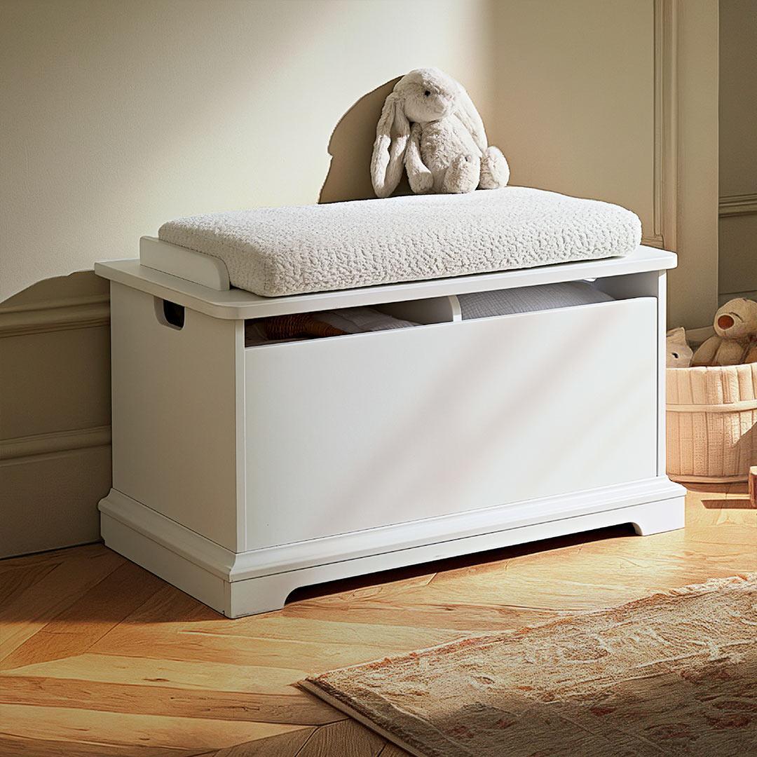 CuddleCo Storage Box Cushion - Off-White - Image 2