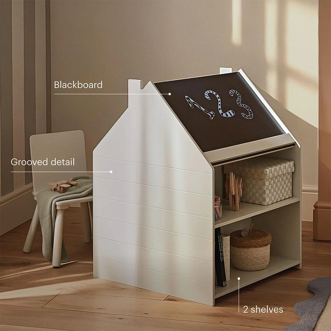 CuddleCo Storage Desk + Easel & Chair - Pebble - Image 2