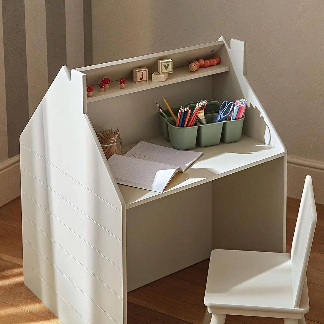 CuddleCo Storage Desk + Easel & Chair - Pebble - Image 4