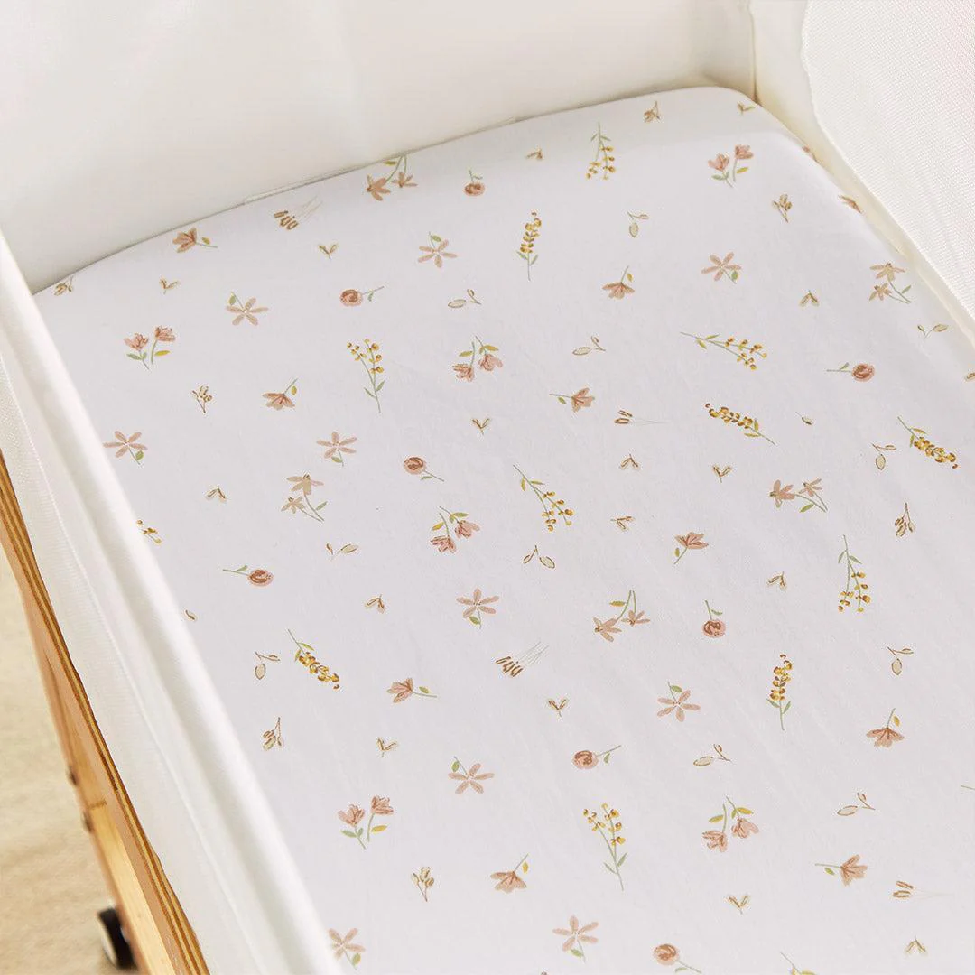 CuddleCo Universal Crib/ Co Sleeper Bedding Set - Cashmere Meadow - Image 5