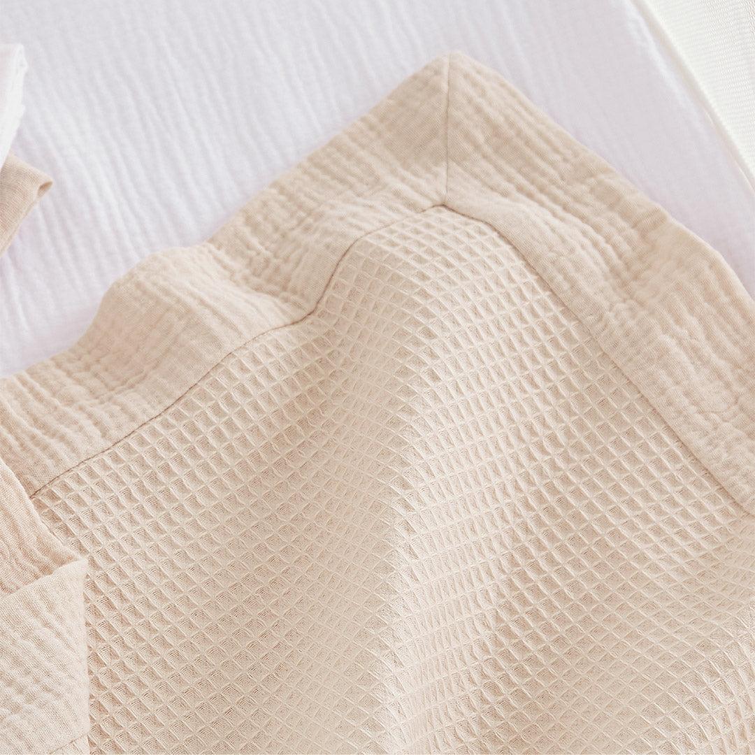 CuddleCo Universal Crib/ Co Sleeper Bedding Set - Cashmere Waffle - Image 3