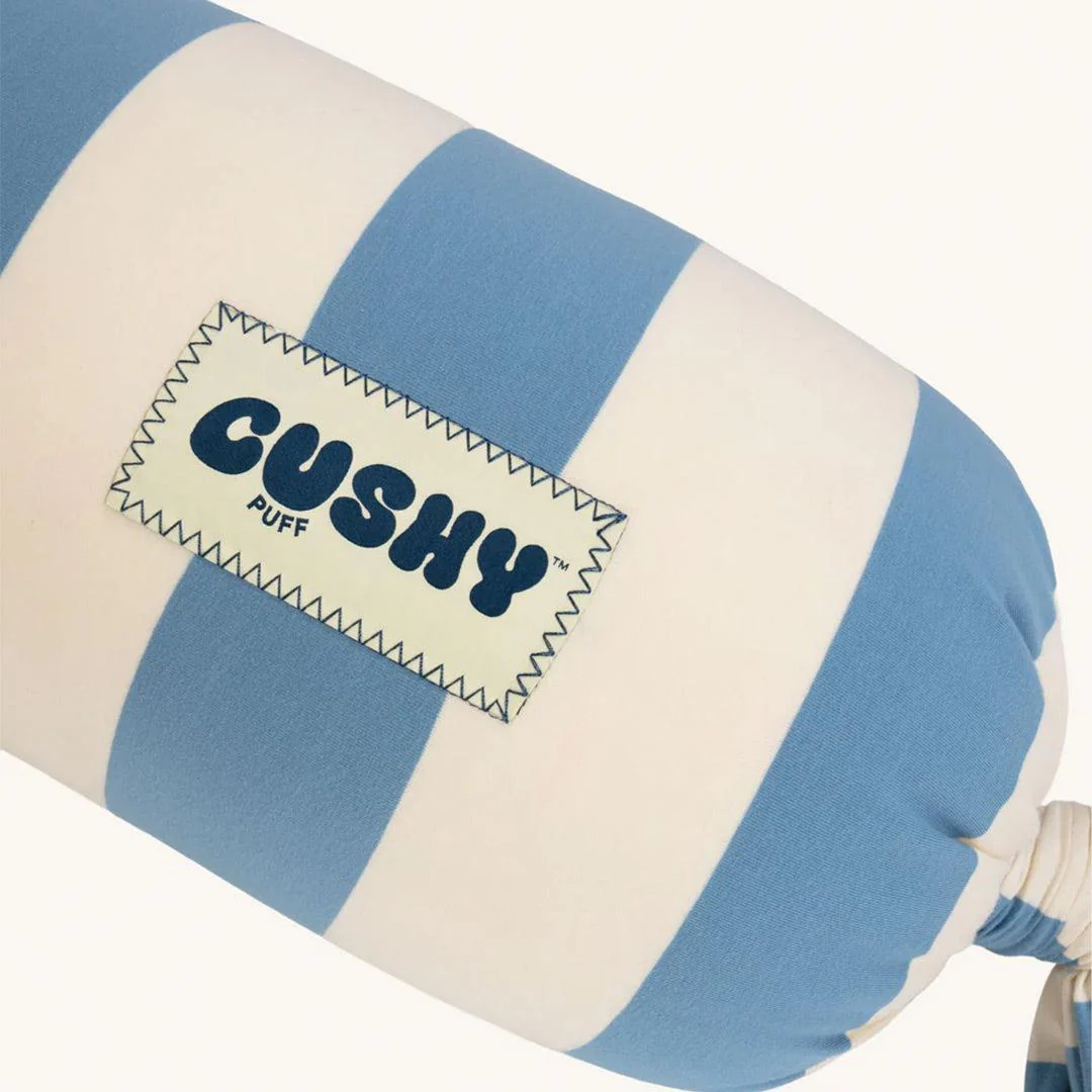 Cushy Puff Pregnancy Pillow Cover - Sky Blue - Image 3