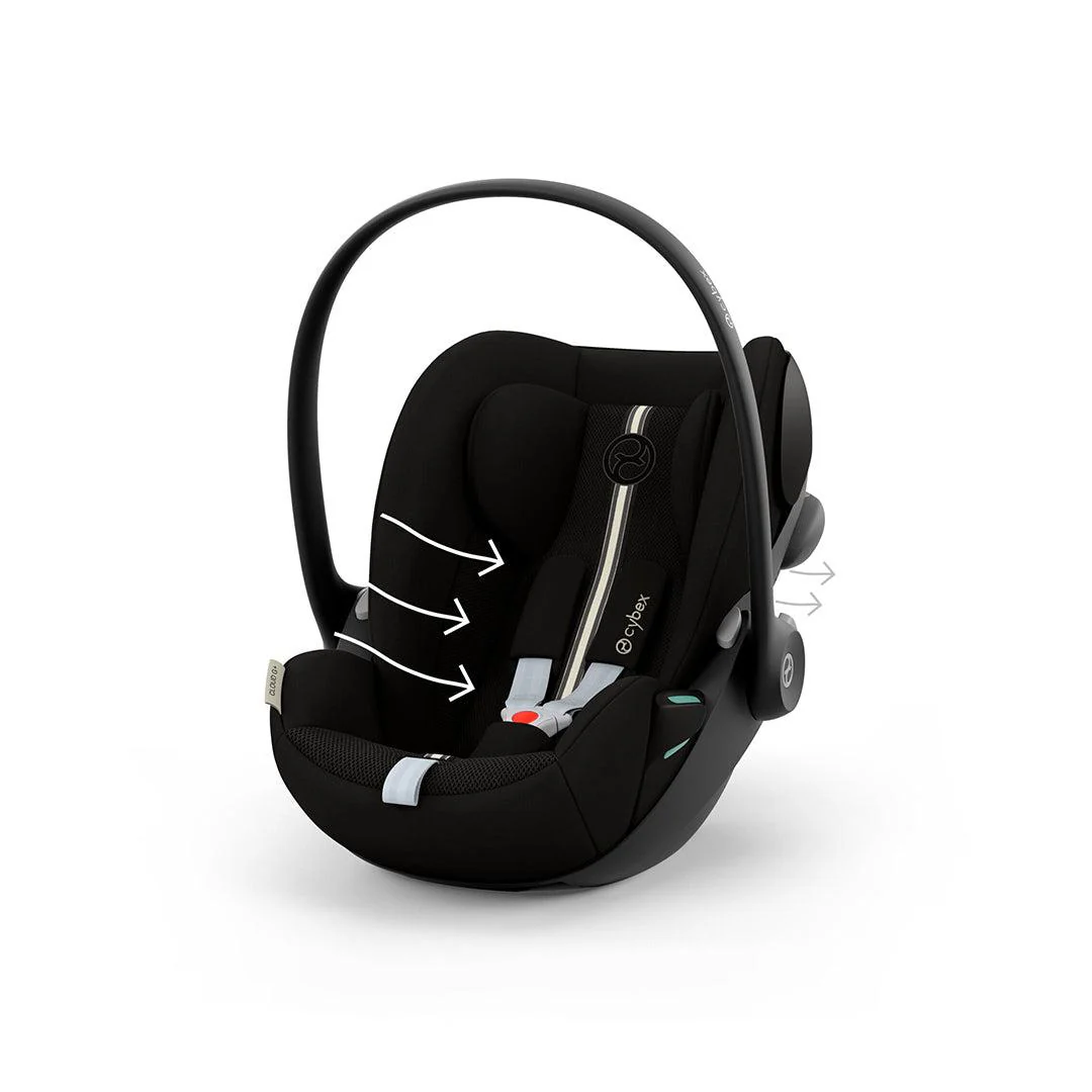CYBEX Cloud G i-Size Plus Car Seat - Moon Black - Image 6