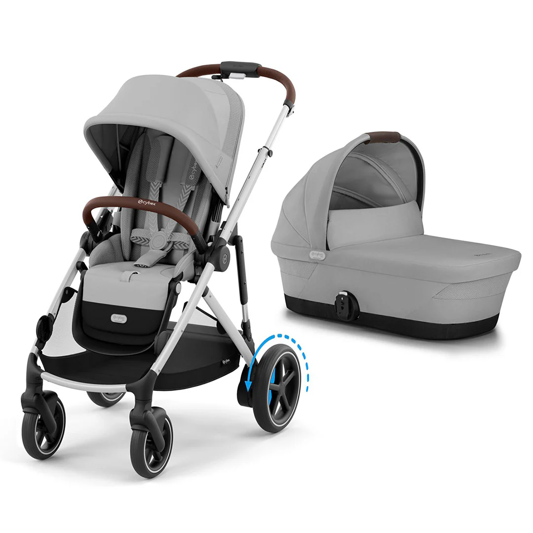 CYBEX e-Gazelle S Pushchair - Stone Grey - Image 12