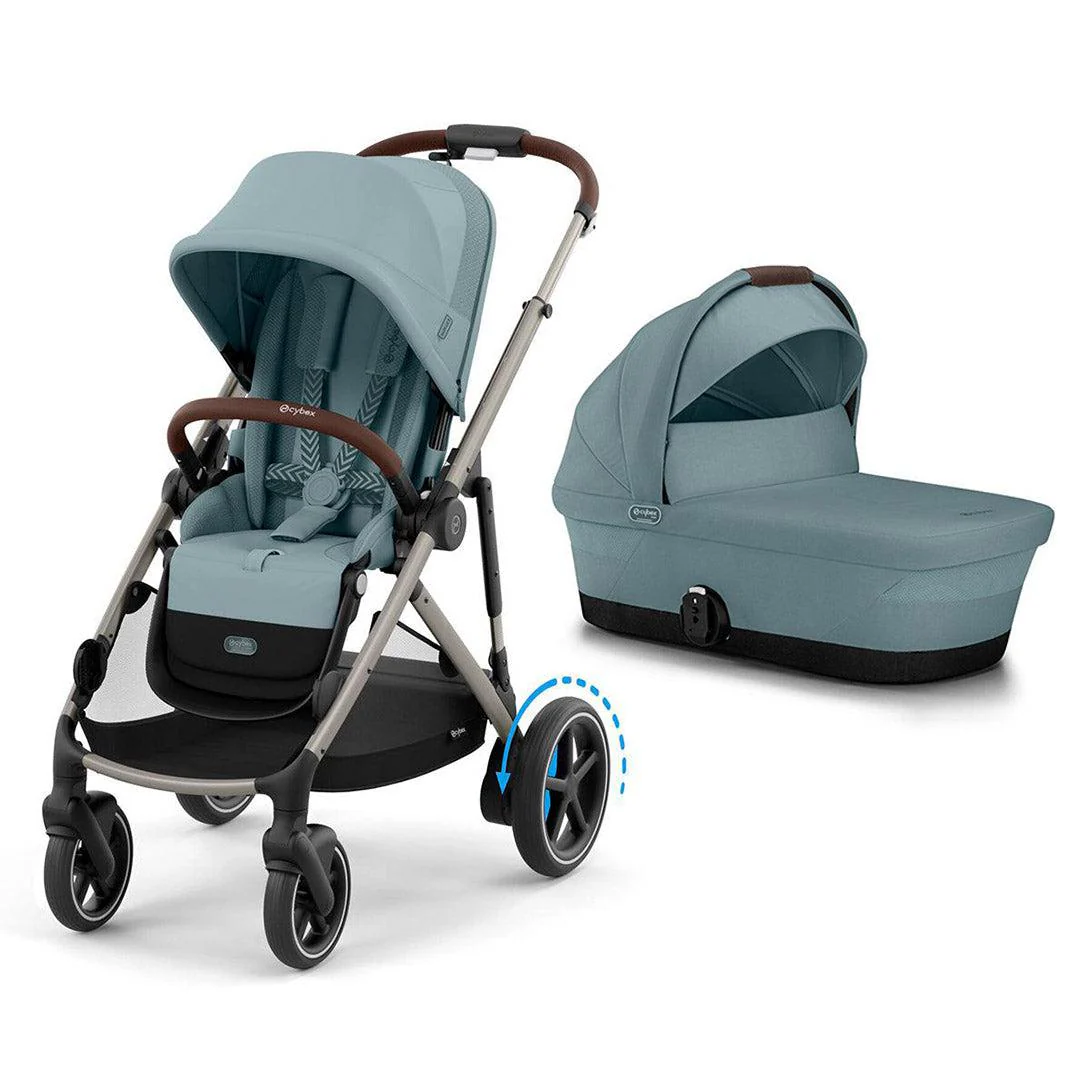 CYBEX e-Gazelle S Pushchair - Stormy Blue - Image 12
