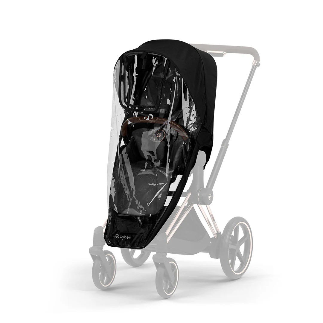 CYBEX e-Priam Comfort Pushchair & Foldable Carrycot - Cozy Beige/Black - Image 13