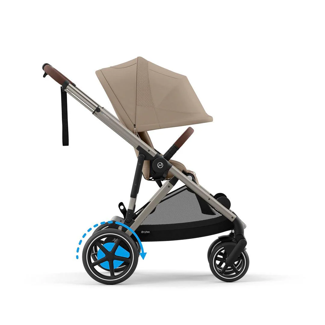 CYBEX e-Gazelle S Pushchair - Almond Beige - Image 6