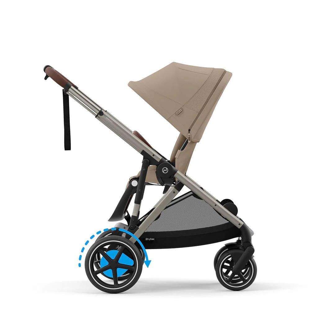 CYBEX e-Gazelle S Pushchair - Almond Beige - Image 8