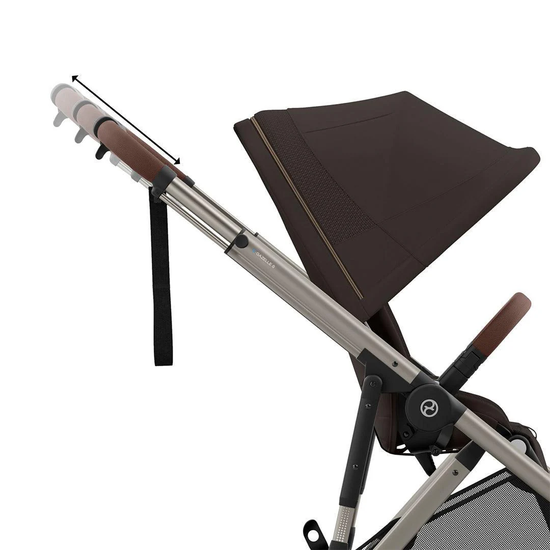 CYBEX e-Gazelle S Pushchair - Chocolate Brown - Image 8
