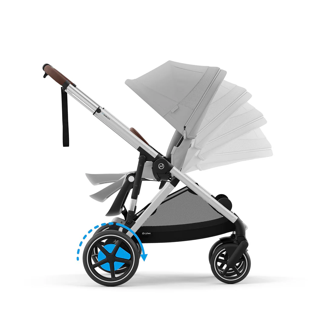 CYBEX e-Gazelle S Pushchair - Stone Grey - Image 10