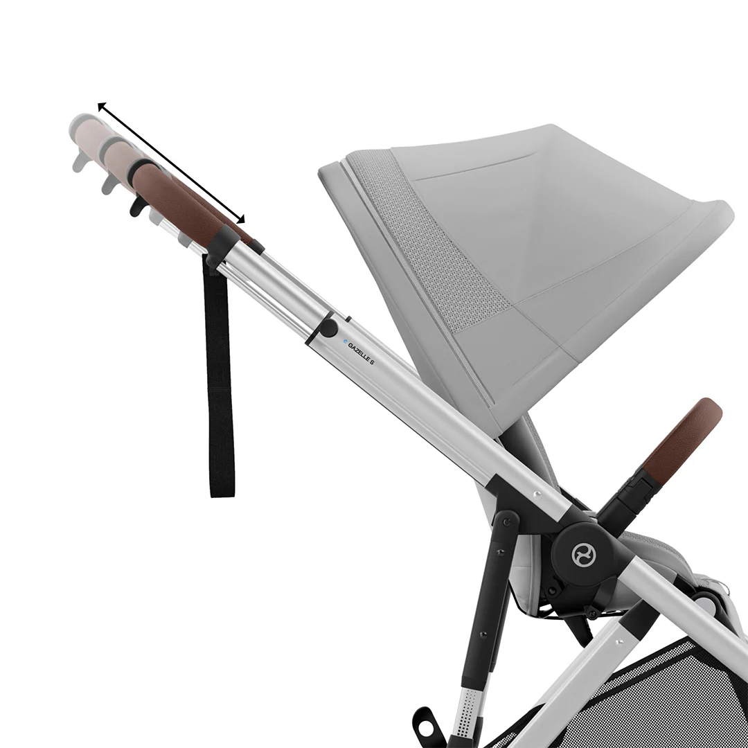 CYBEX e-Gazelle S Pushchair - Stone Grey - Image 9