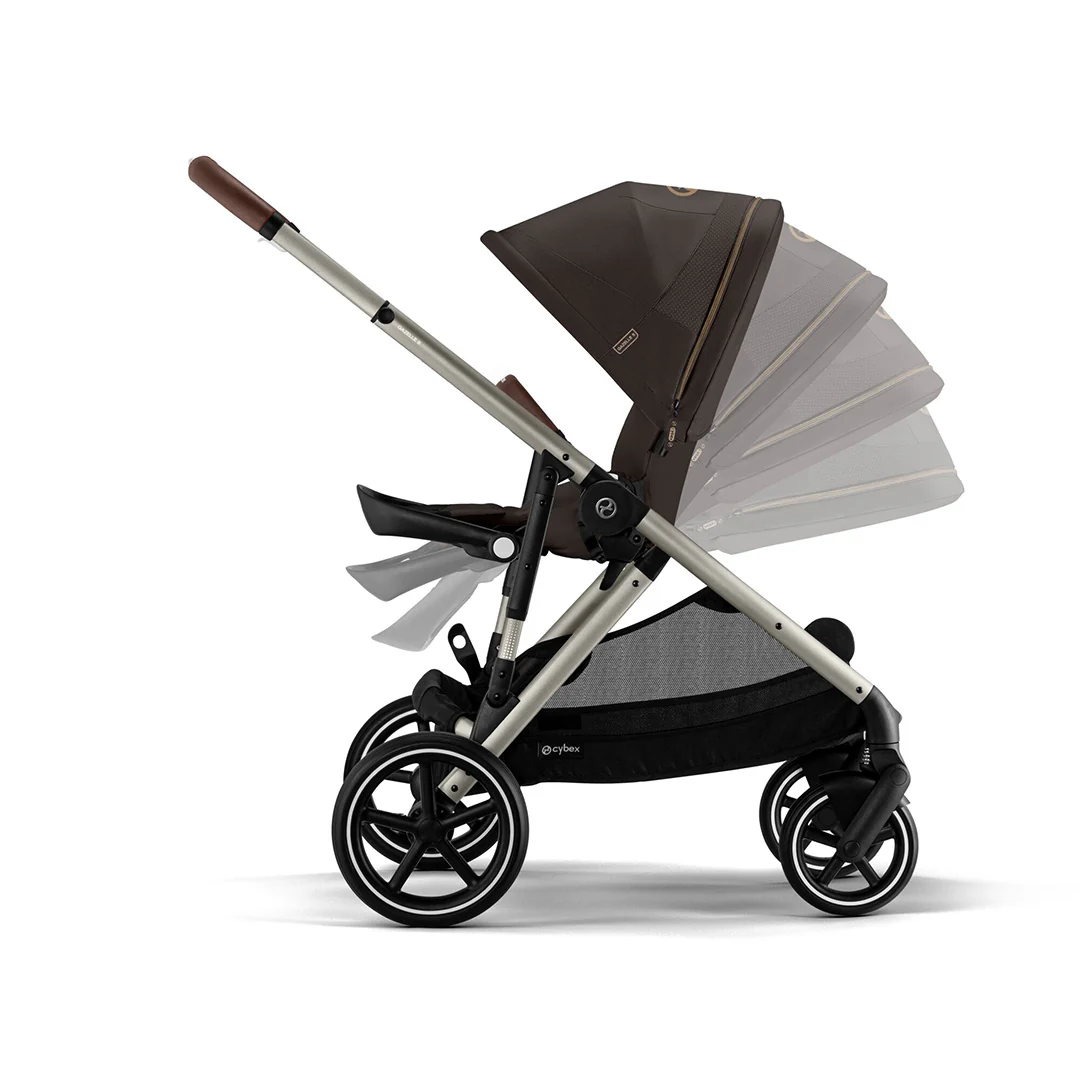 CYBEX Gazelle S Pushchair - Chocolate Brown - Image 4