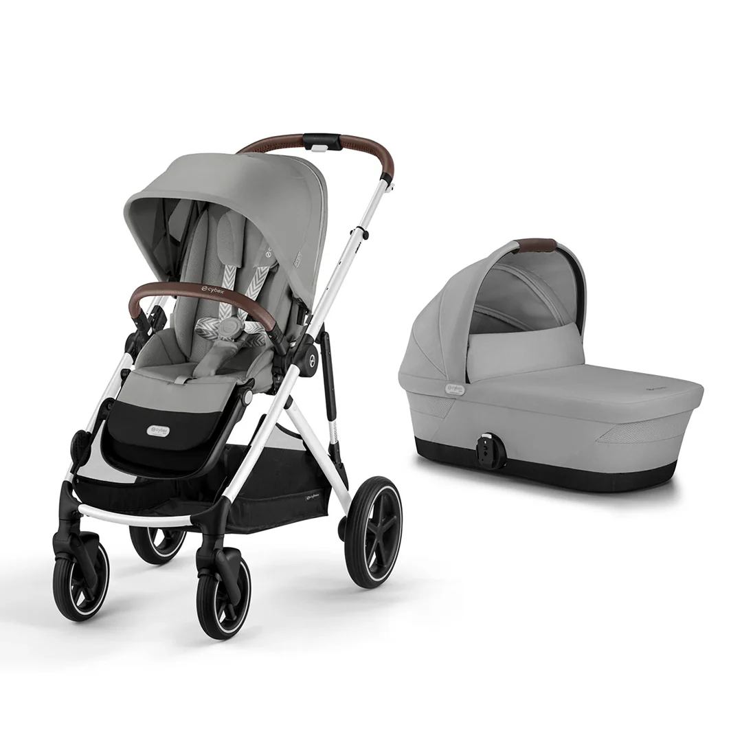 CYBEX Gazelle S Pushchair - Stone Grey - Silver - Image 7