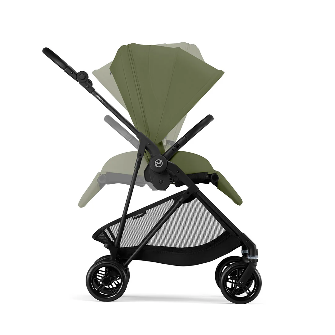 CYBEX Melio Carbon Pushchair - Moss Green - Image 12